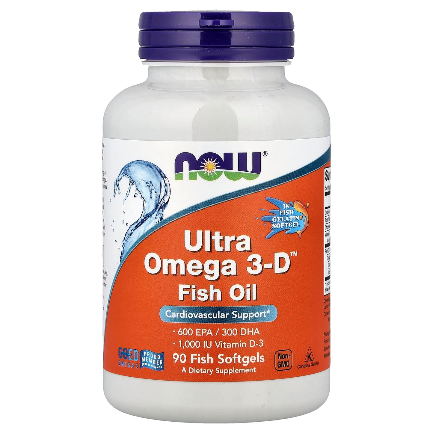 Ultra Omega 3-D with Vitamin D-3 - 90 softgels