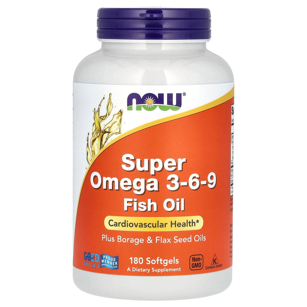 NOW Foods Super Omega 3-6-9, 1200mg - 90 softgels