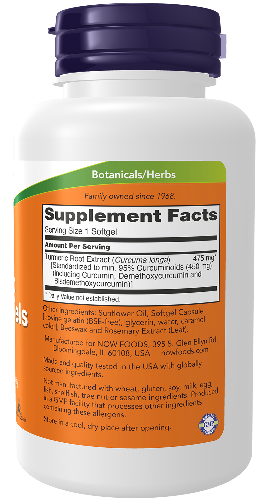 Turmeric Curcumin - 120 softgels