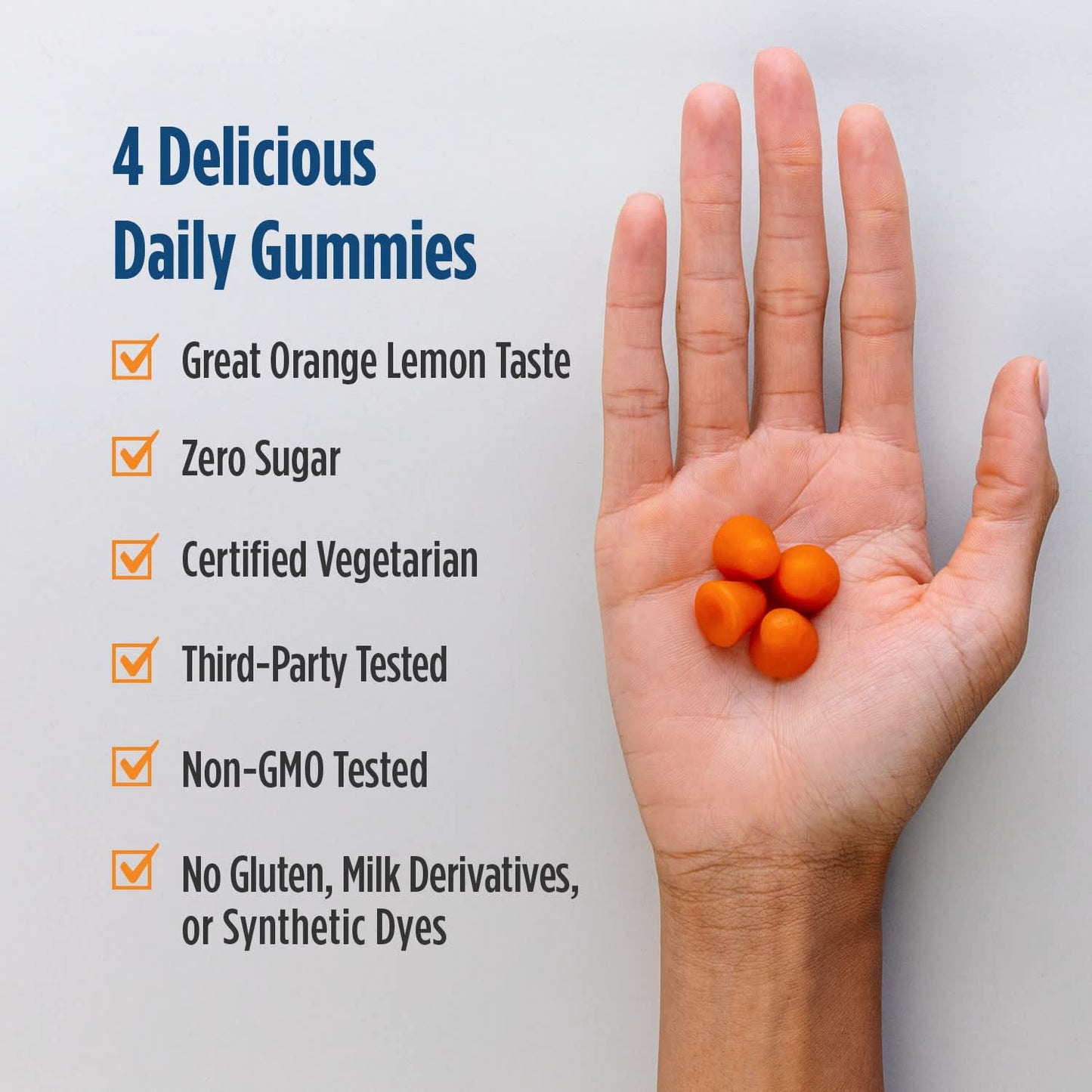 Kids Multi Zero Sugar, Orange Lemon - 120 gummies