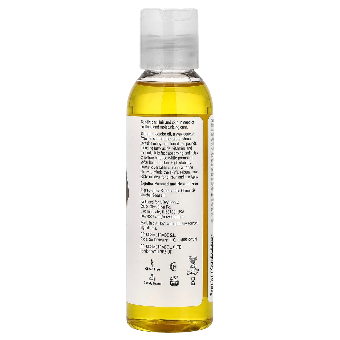 Jojoba Oil - 100% Pure - 30 ml.