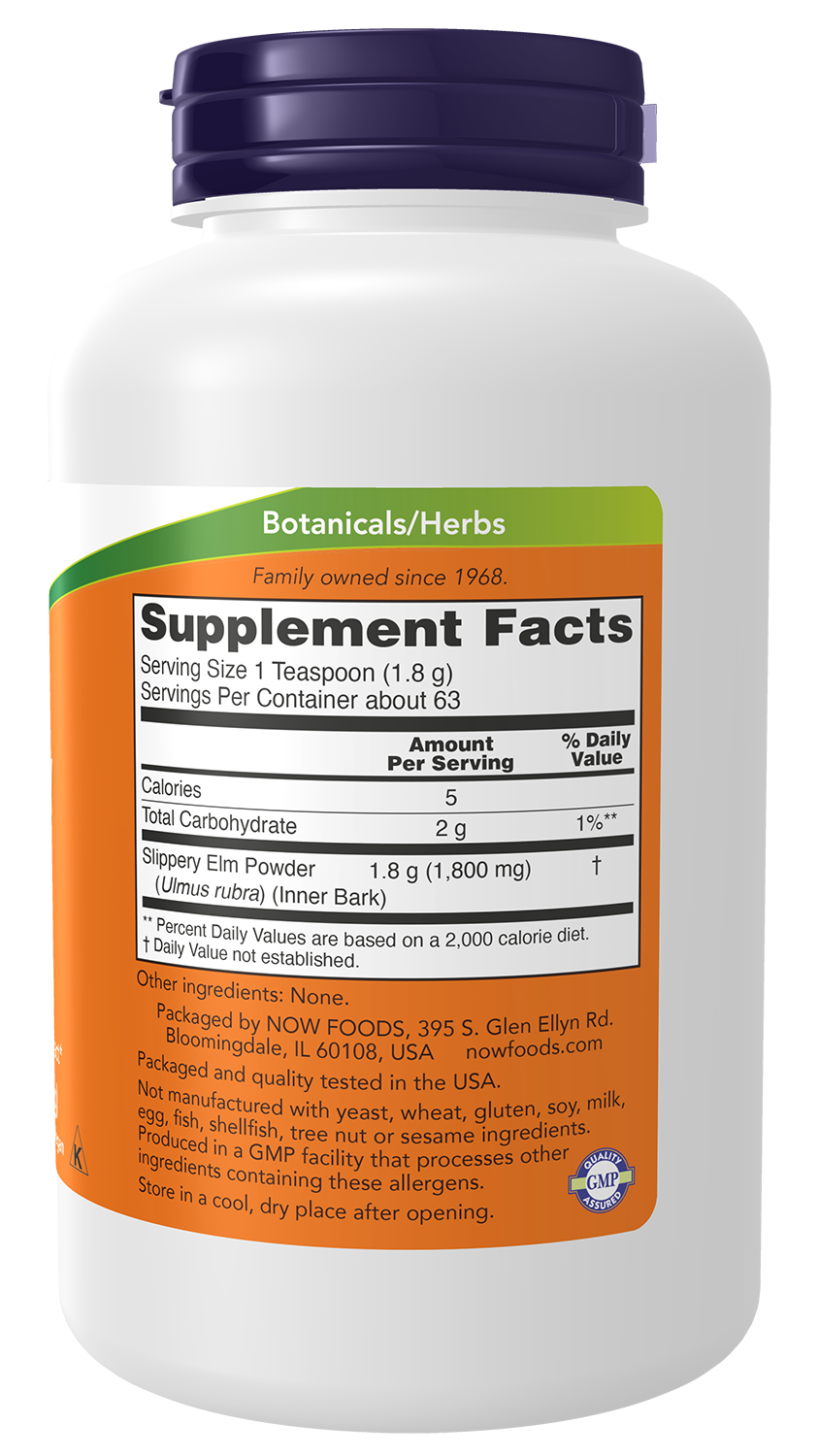 Slippery Elm, Powder - 113g
