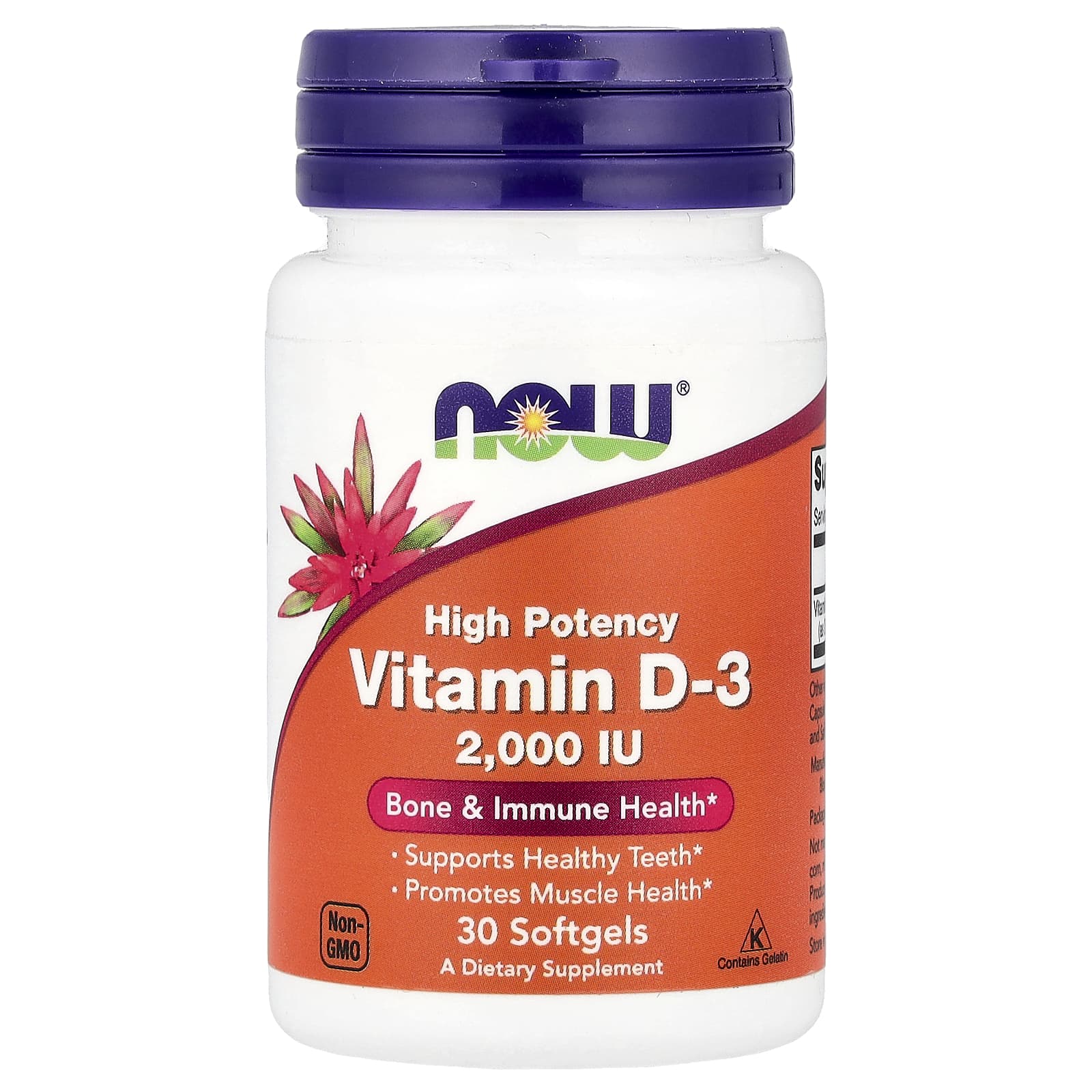 Vitamin D-3, 2000 IU - 120 softgels