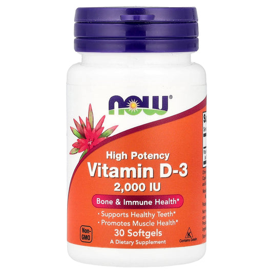 Vitamin D-3, 2000 IU - 120 softgels