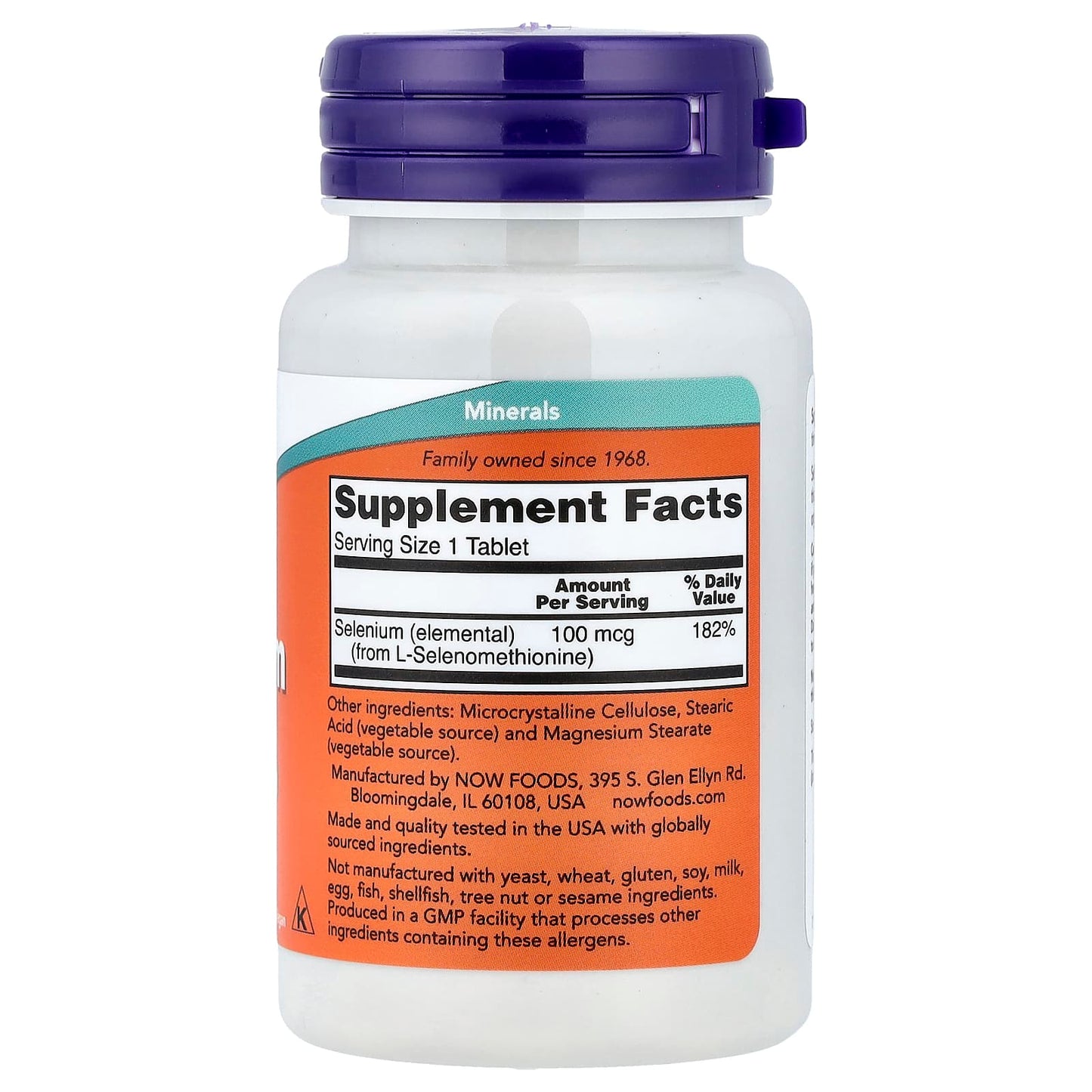 Selenium, 100mcg - 250 tabs