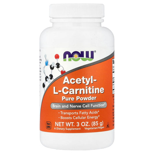 Acetyl-L-Carnitine, Pure Powder - 85g
