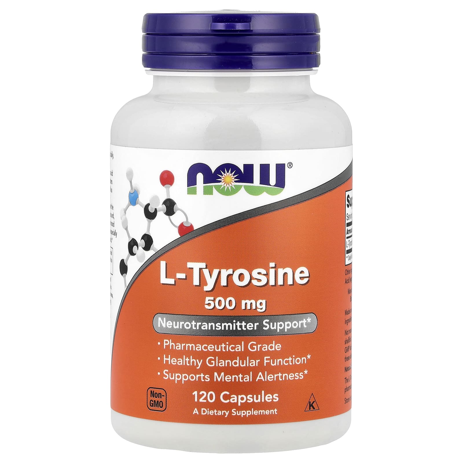 L-Tyrosine, 500mg - 120 caps