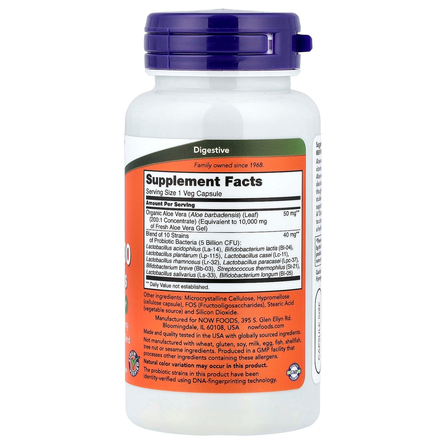 Aloe 10,000 & Probiotics - 60 vcaps