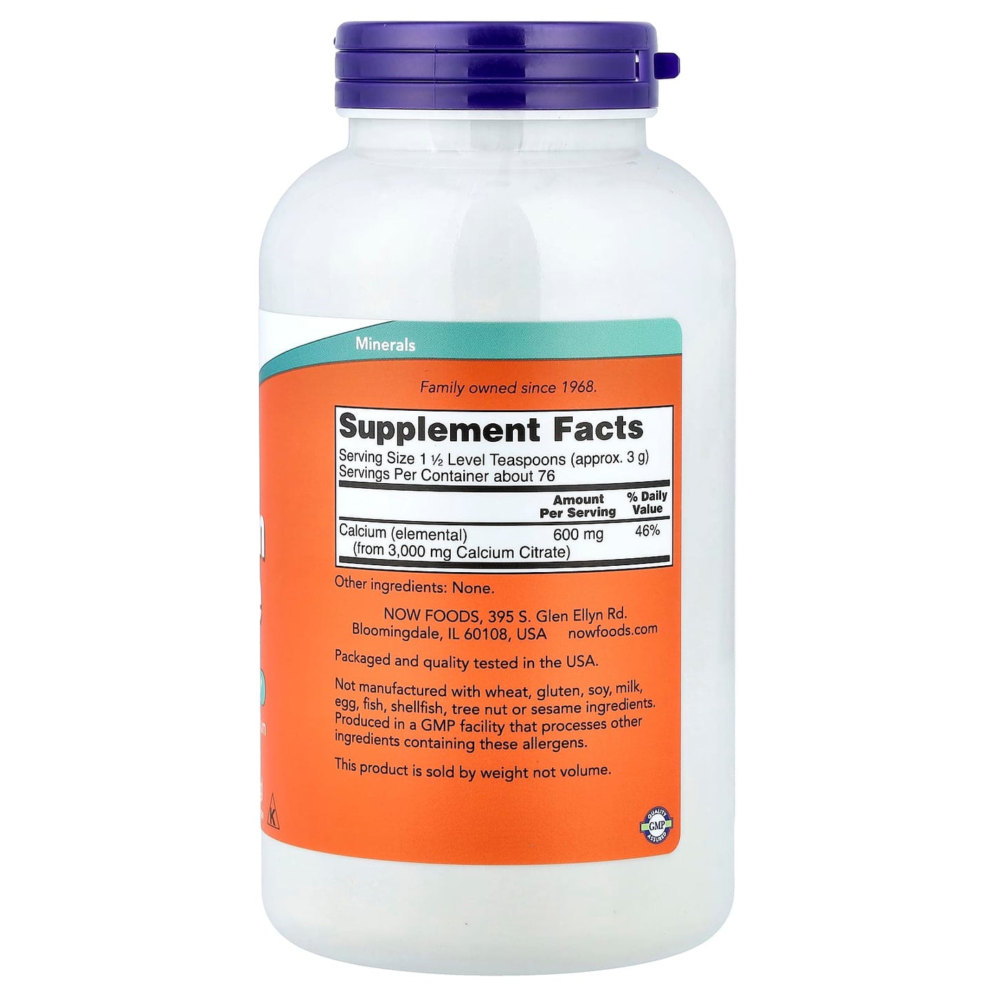 Calcium Citrate Pure Powder - 227g