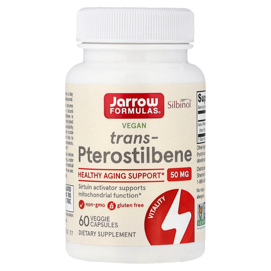 trans-Pterostilbene, 50mg - 60 vcaps