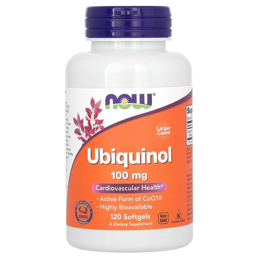 Ubiquinol, 100mg - 120 softgels
