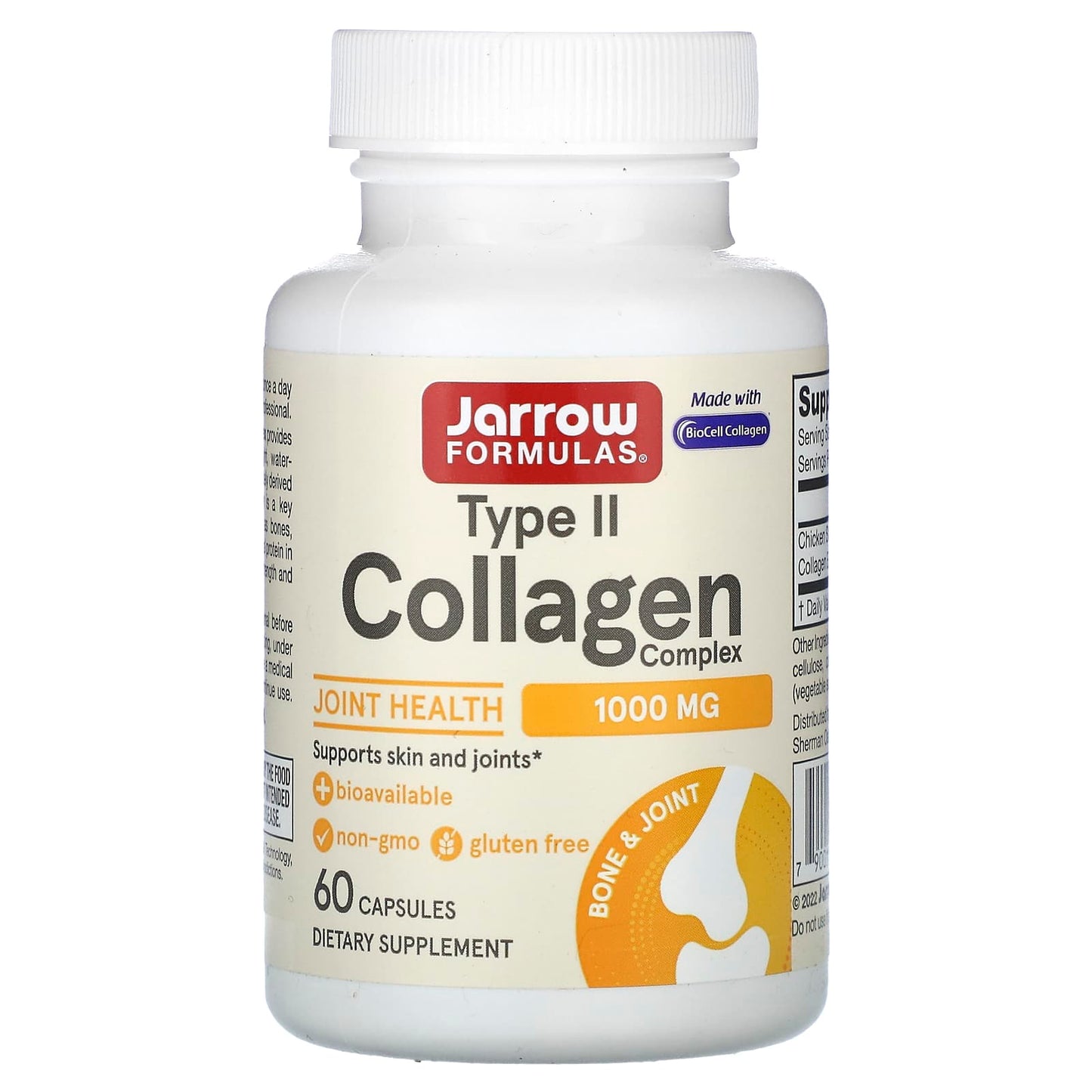 Type II Collagen Complex, 1000mg - 60 caps