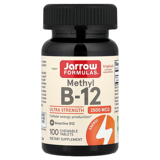 Methyl B-12, 2500mcg (Tropical) - 100 vegan chewable tabs