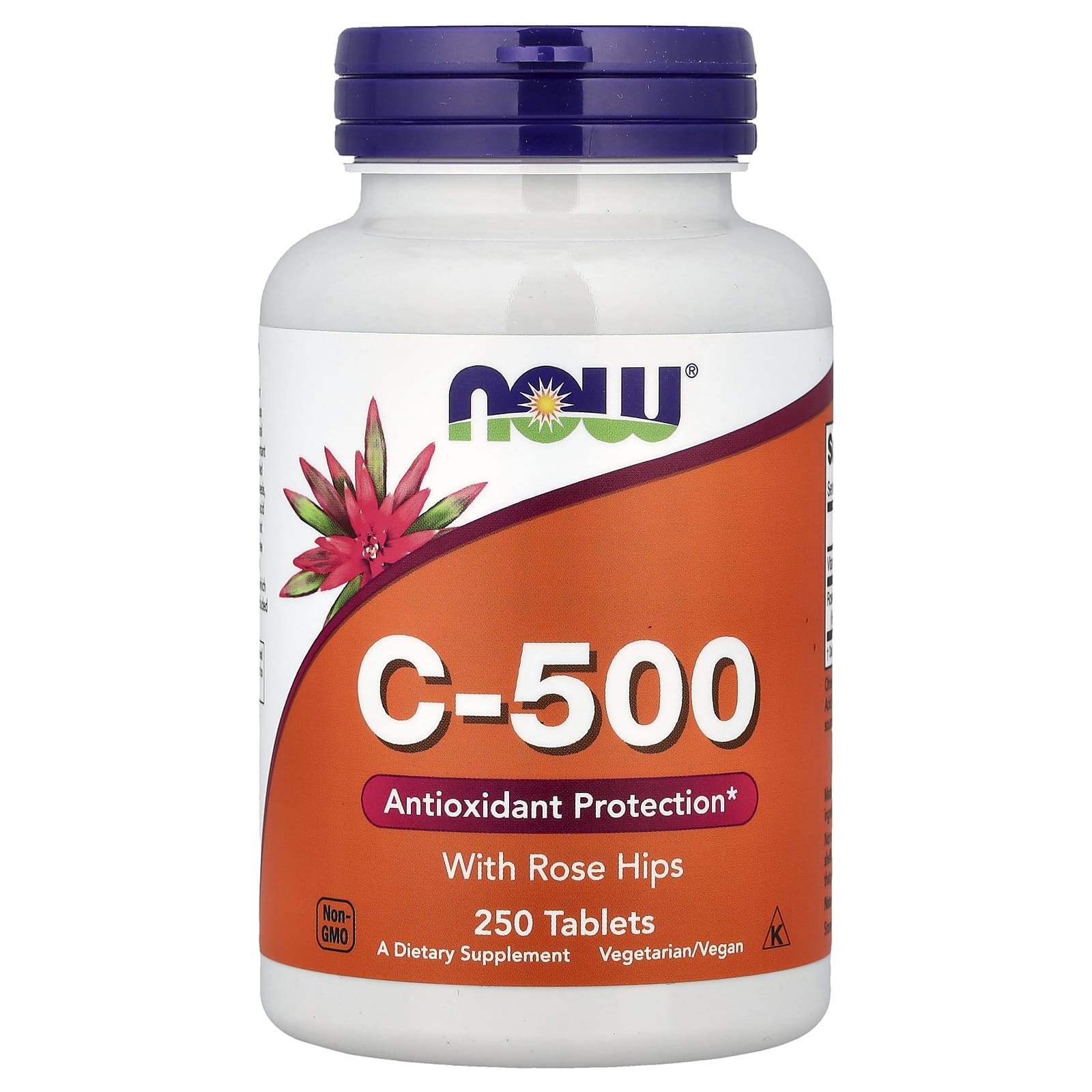 Vitamin C-500 with Rose Hips - 250 tablets