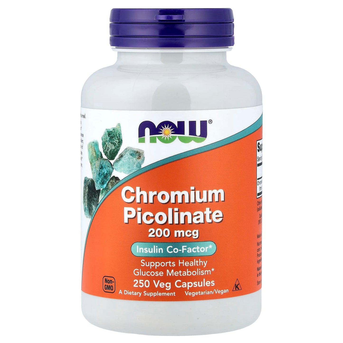 Chromium Picolinate, 200mcg - 100 vcaps