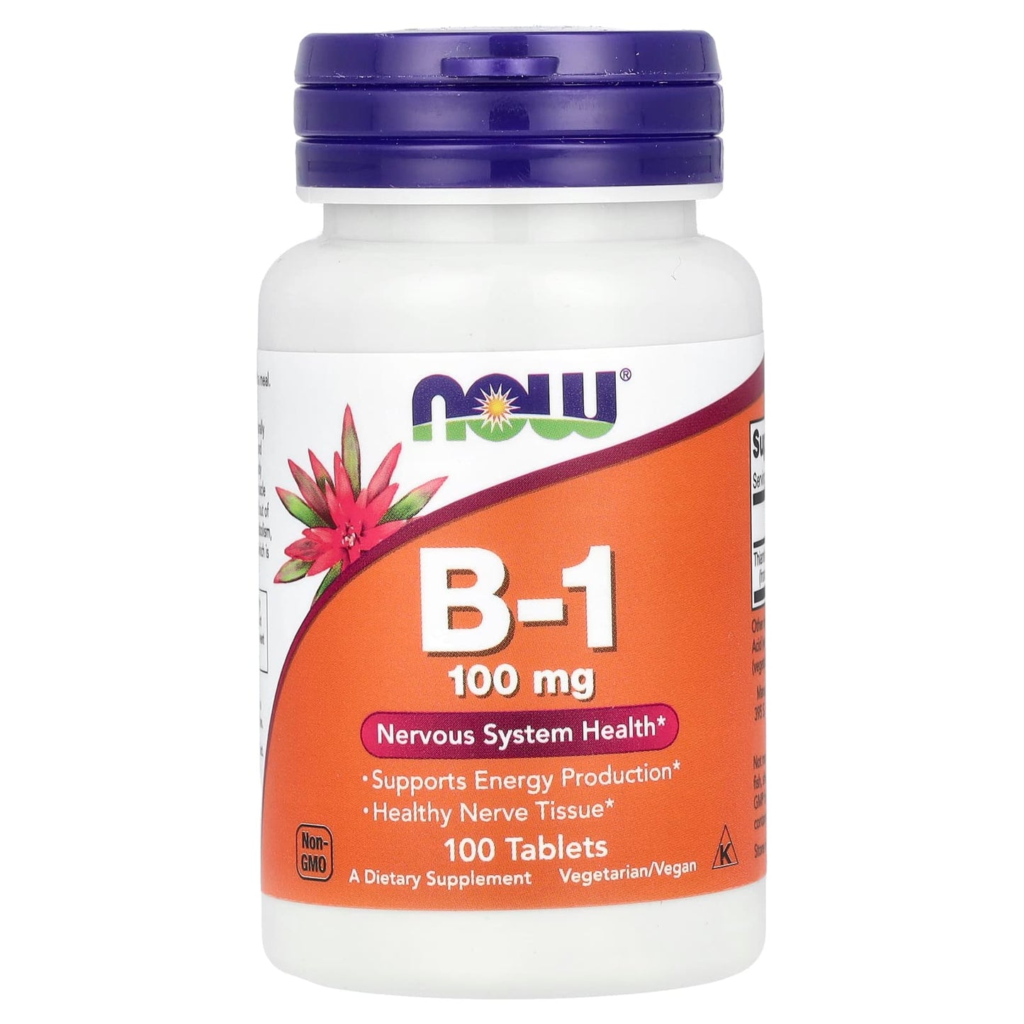 Vitamin B-1 Thiamine, 100mg - 100 tabs