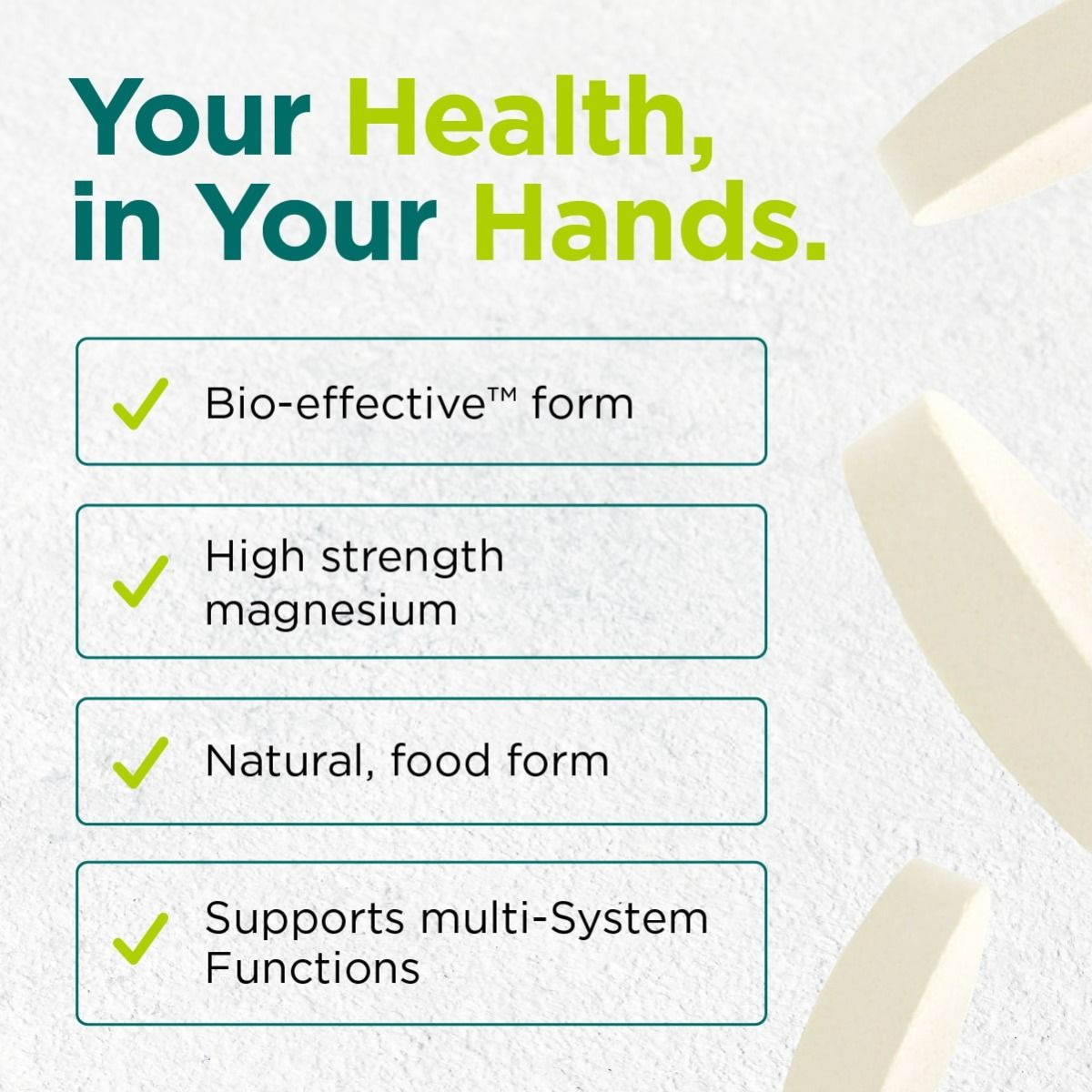Biofood Magnesium - 120 vegan tabs