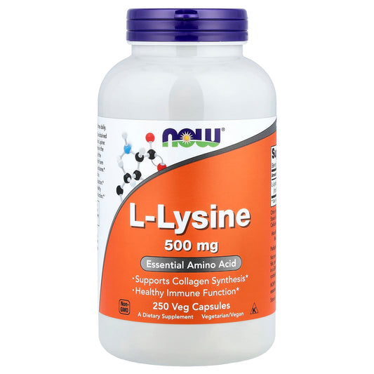 L-Lysine, 500mg - 100 vcaps