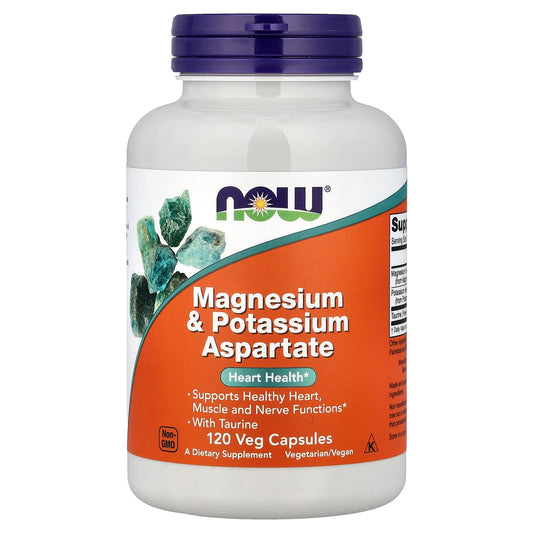 Magnesium & Potassium Aspartate with Taurine - 120 vcaps