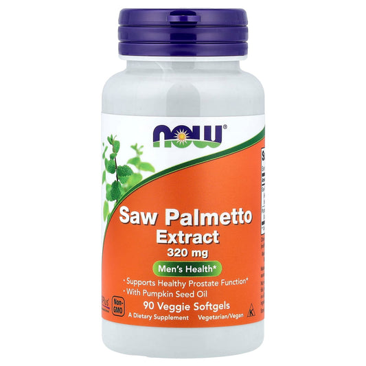 Saw Palmetto Extract with Pumpkin Seed Oil, 320mg - 90 veggie softgels
