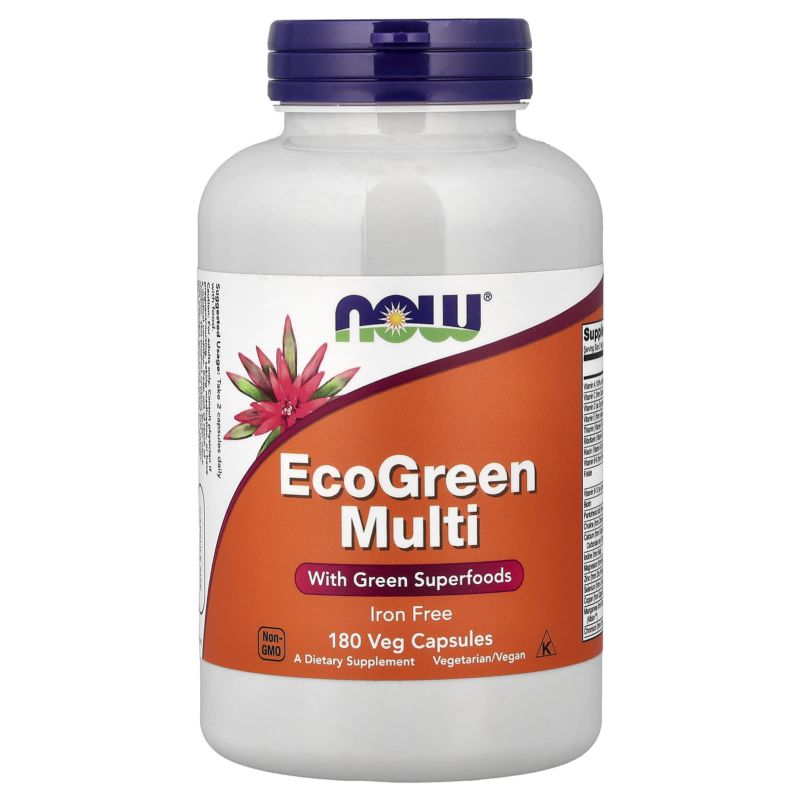 Green Multi, Iron Free - 180 vcaps
