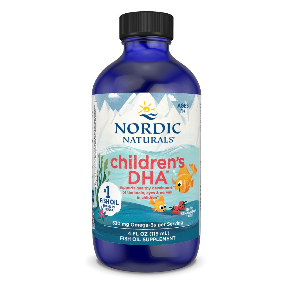 Children's DHA, Strawberry - 90 mini softgels