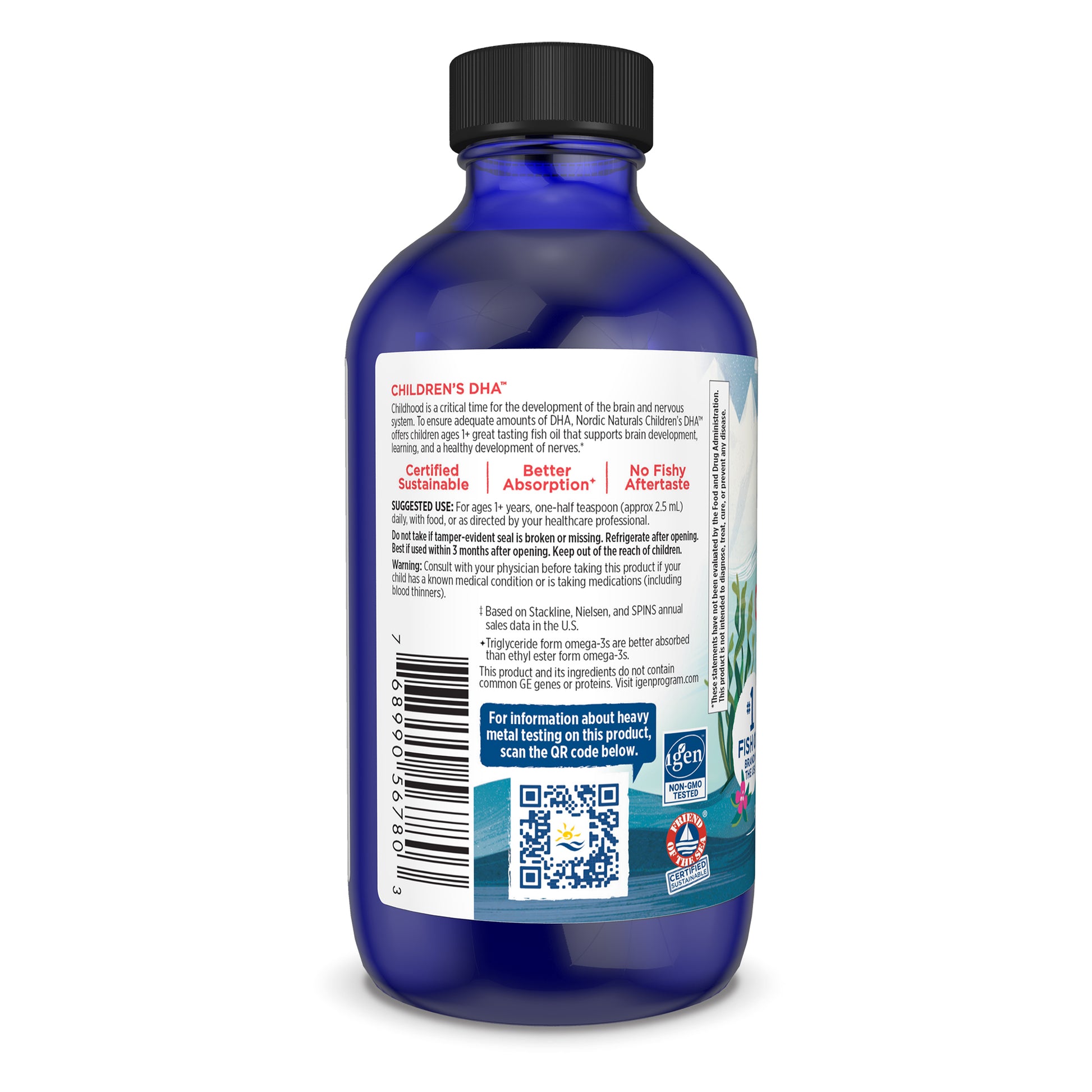 Children's DHA, Strawberry - 90 mini softgels