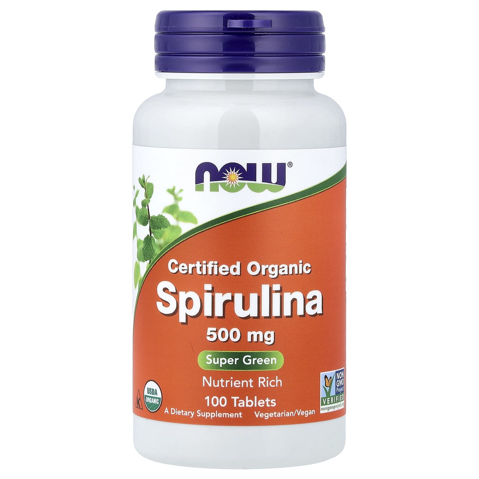 Spirulina, 500mg - 500 tabs