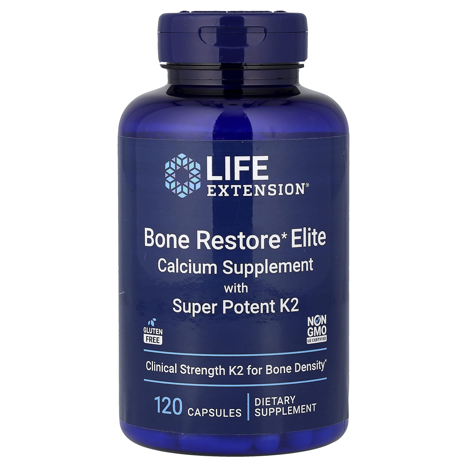 Bone Restore Elite with Super Potenet K2 - 120 caps