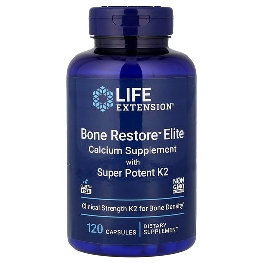 Bone Restore Elite with Super Potenet K2 - 120 caps