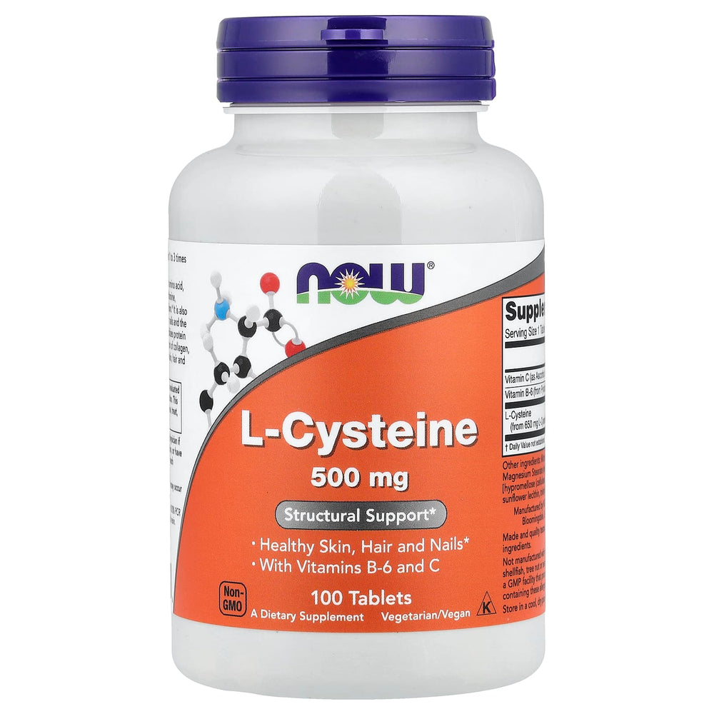 NOW Foods L-Cysteine, 500mg - 100 tablets