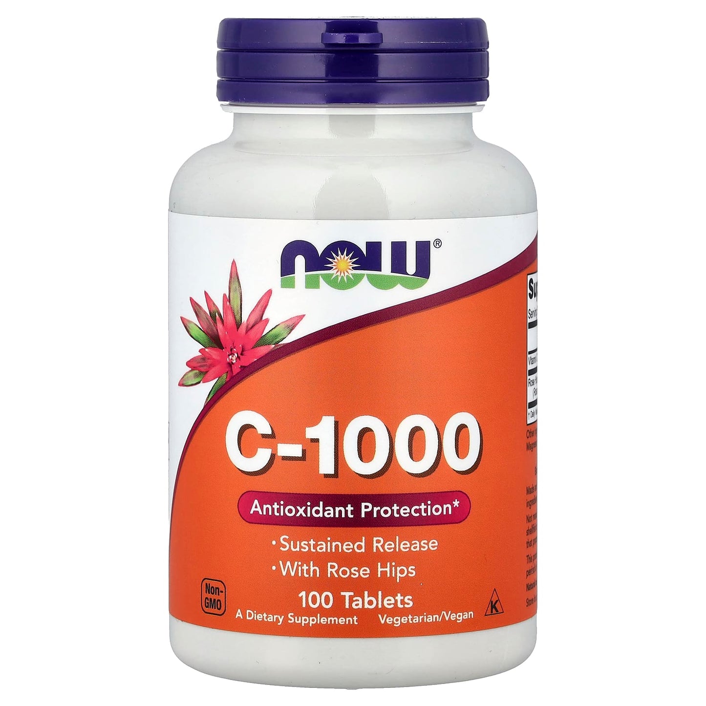 Vitamin C-1000 with Rose Hips - Sustained Release - 250 tablets