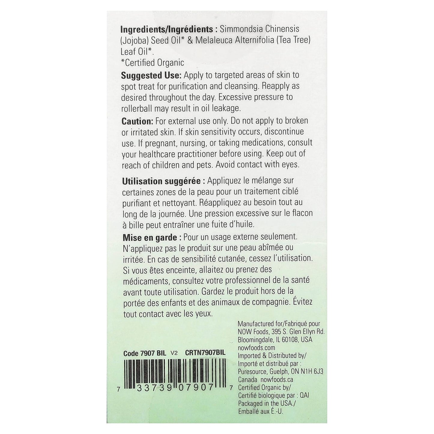 Essential Oil Roll-On, Tea Tree - 10 ml.
