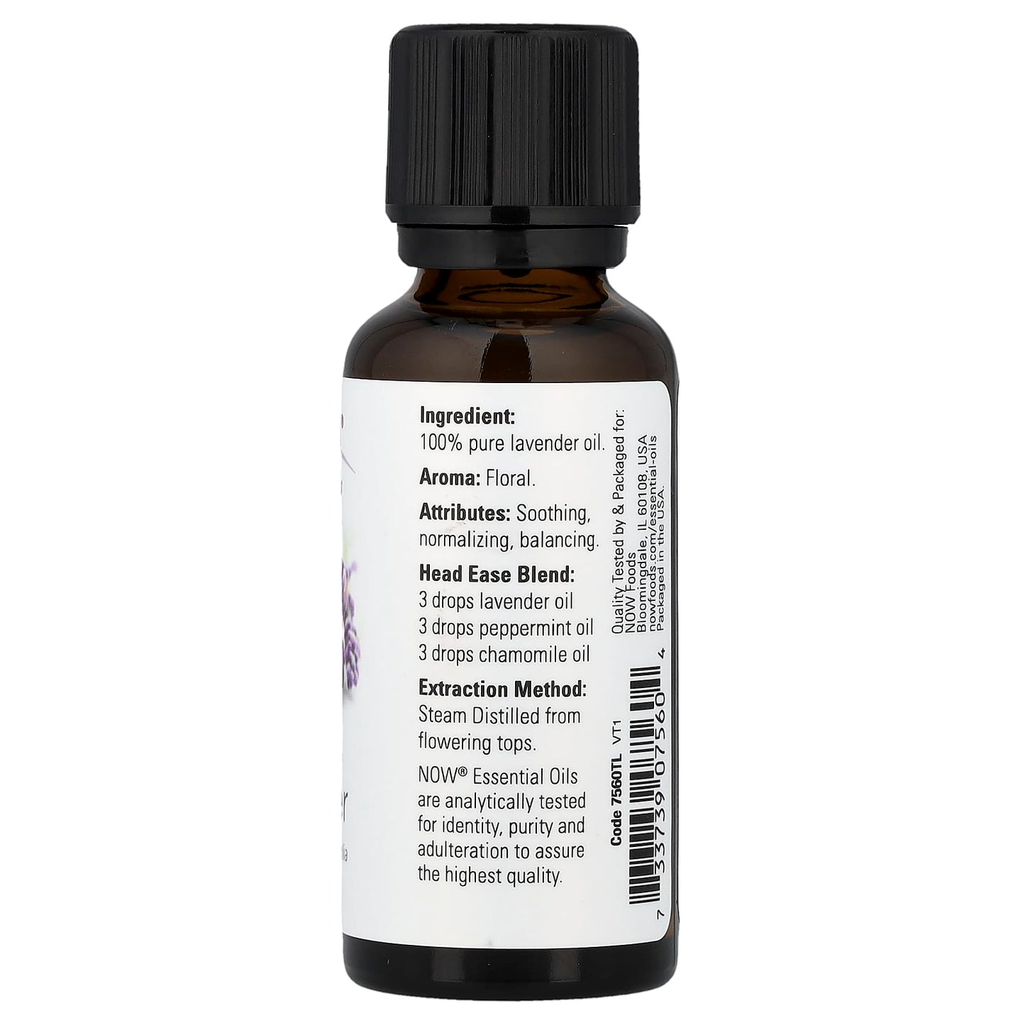 Essential Oil, Lavender Oil 100% Pure - 10 ml.
