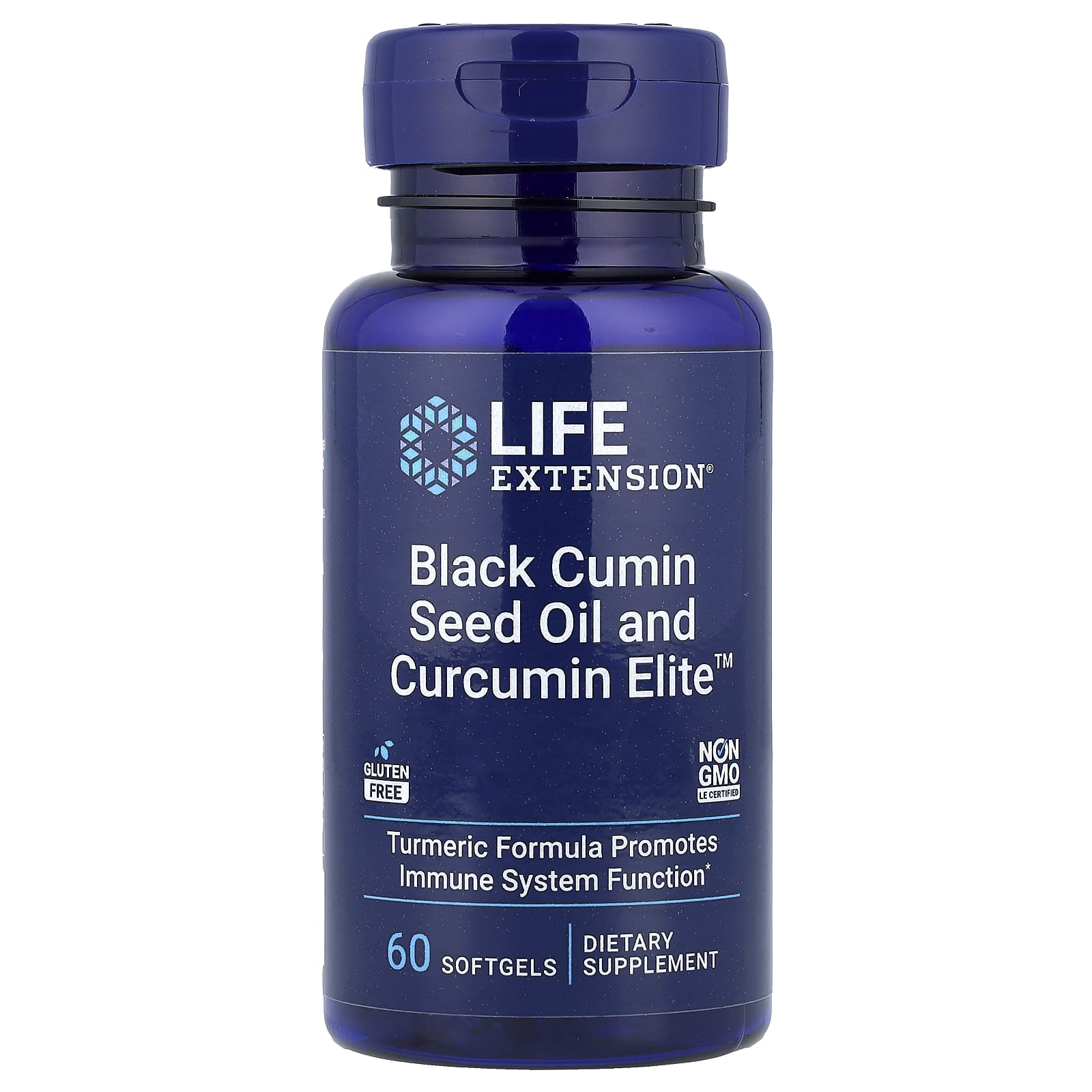 Black Cumin Seed Oil and Curcumin Elite Turmeric Extract - 60 softgels