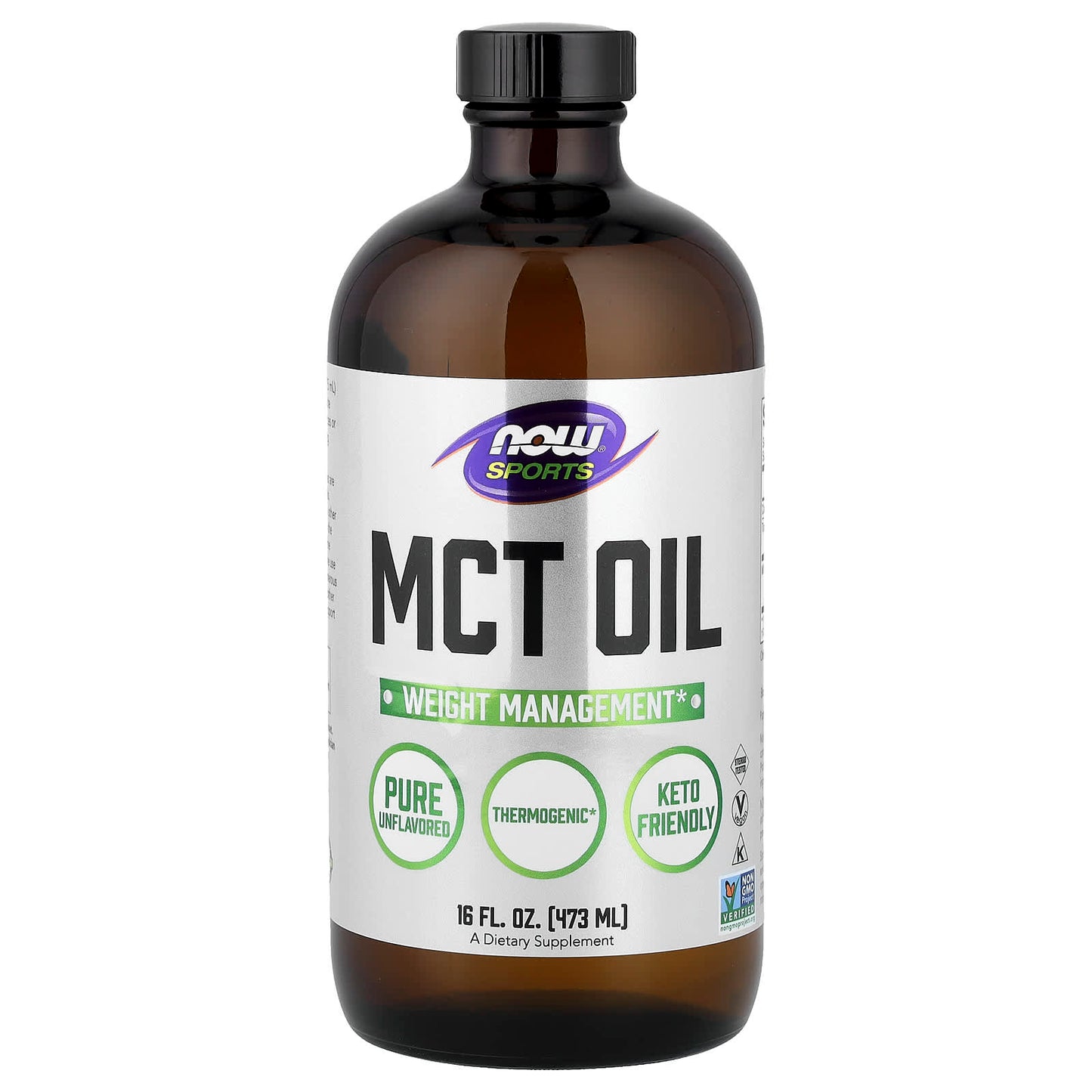 MCT Oil, Pure Liquid - 473 ml.