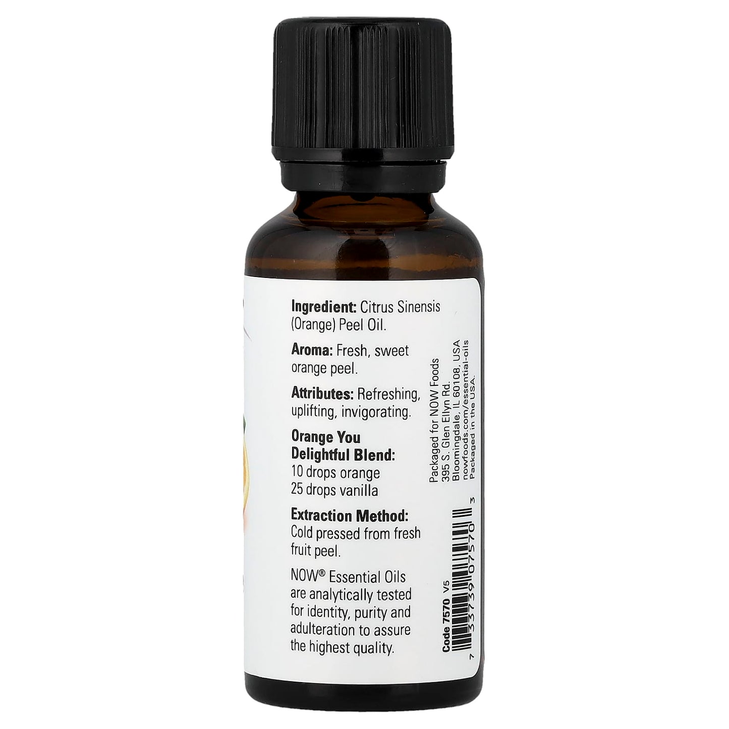 Essential Oil, Orange Oil Pure - 30 ml.