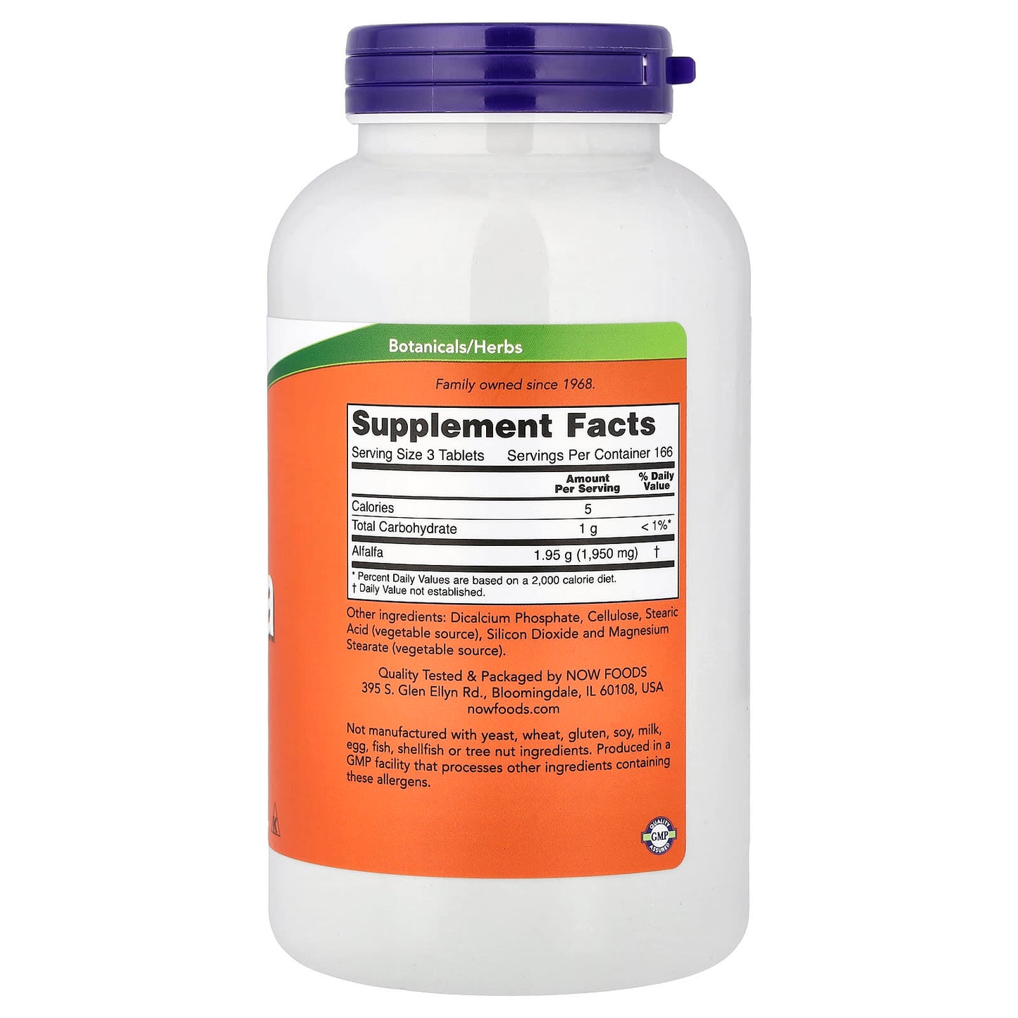Alfalfa, 650mg - 250 tablets