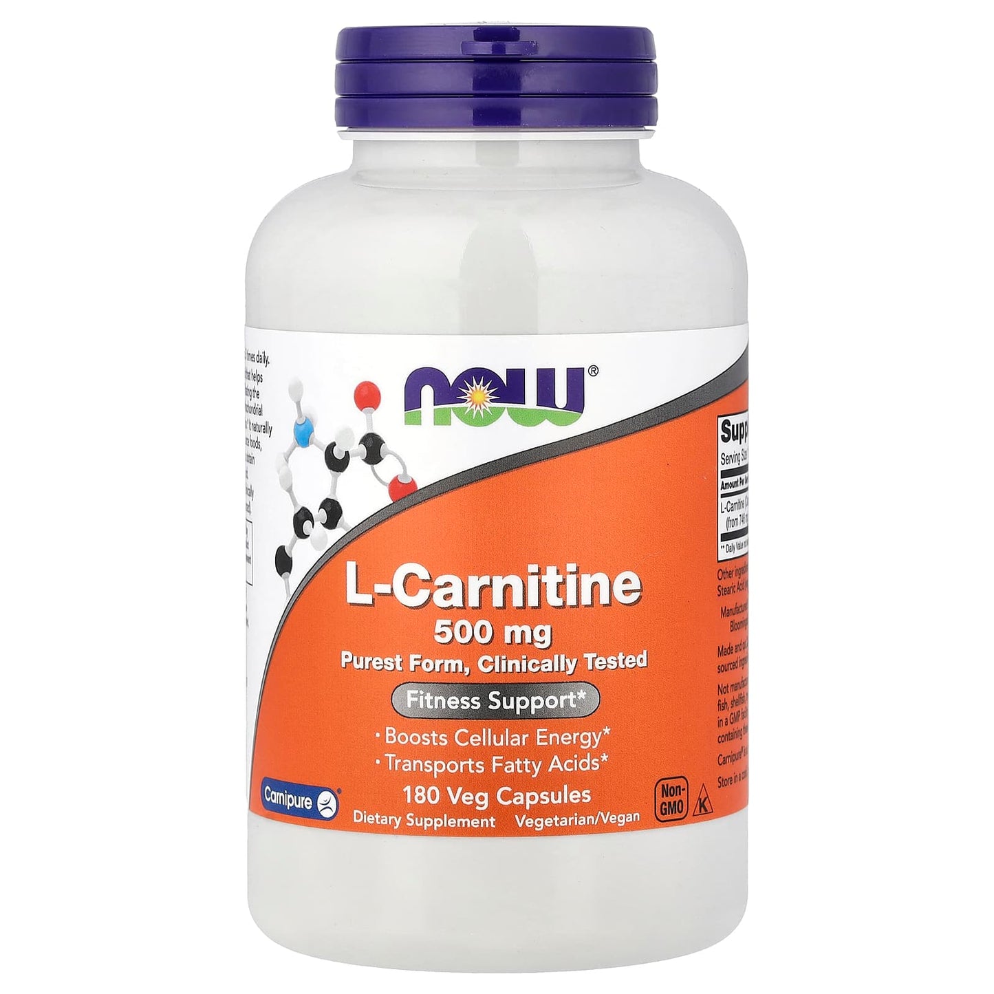 L-Carnitine, 500mg - 180 vcaps