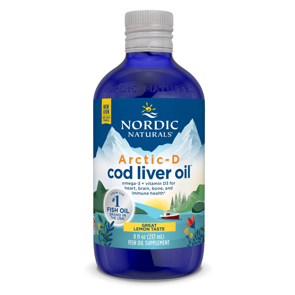 Arctic-D Cod Liver Oil, Lemon - 237 ml.