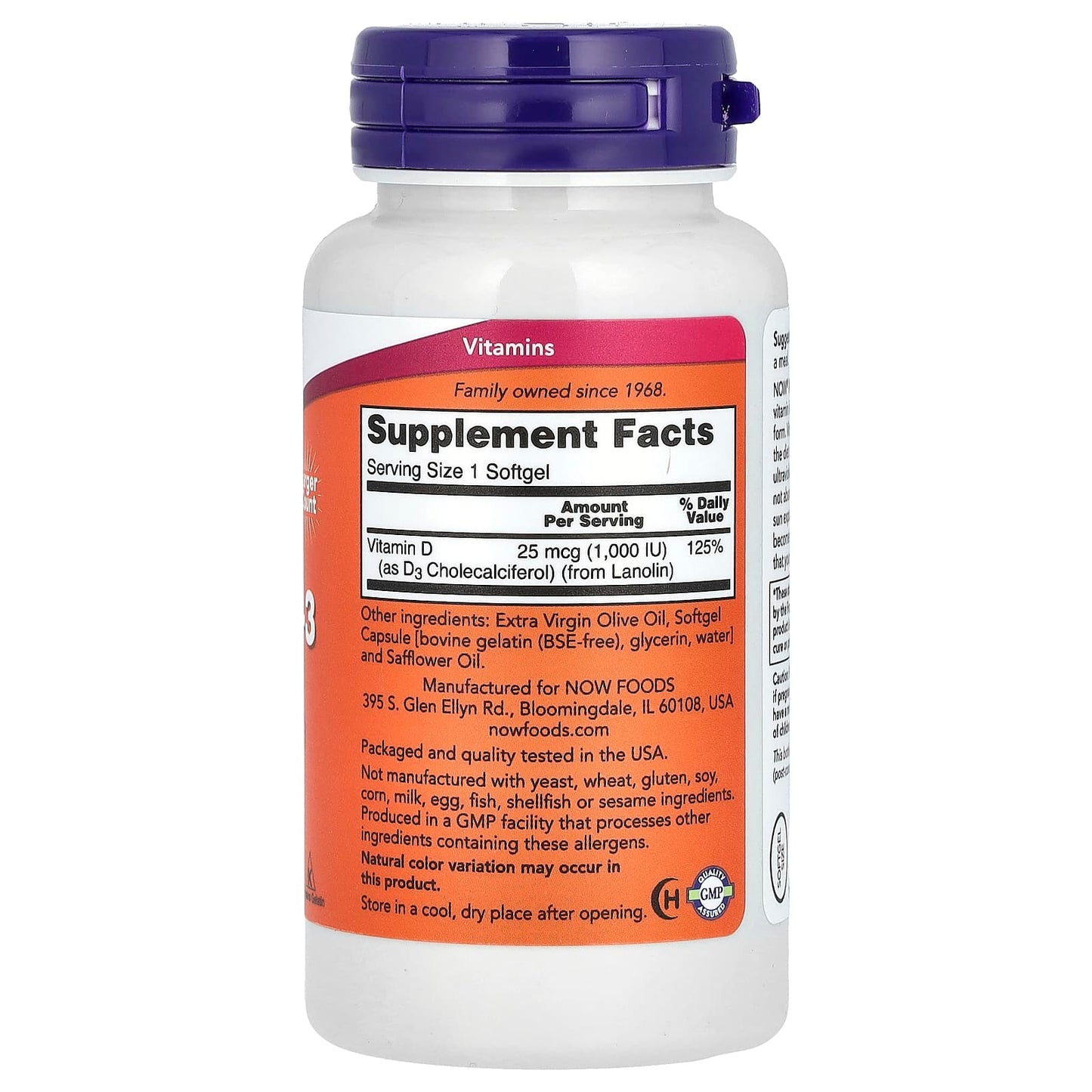 Vitamin E-1000 - Natural (Mixed Tocopherols) - 50 softgels