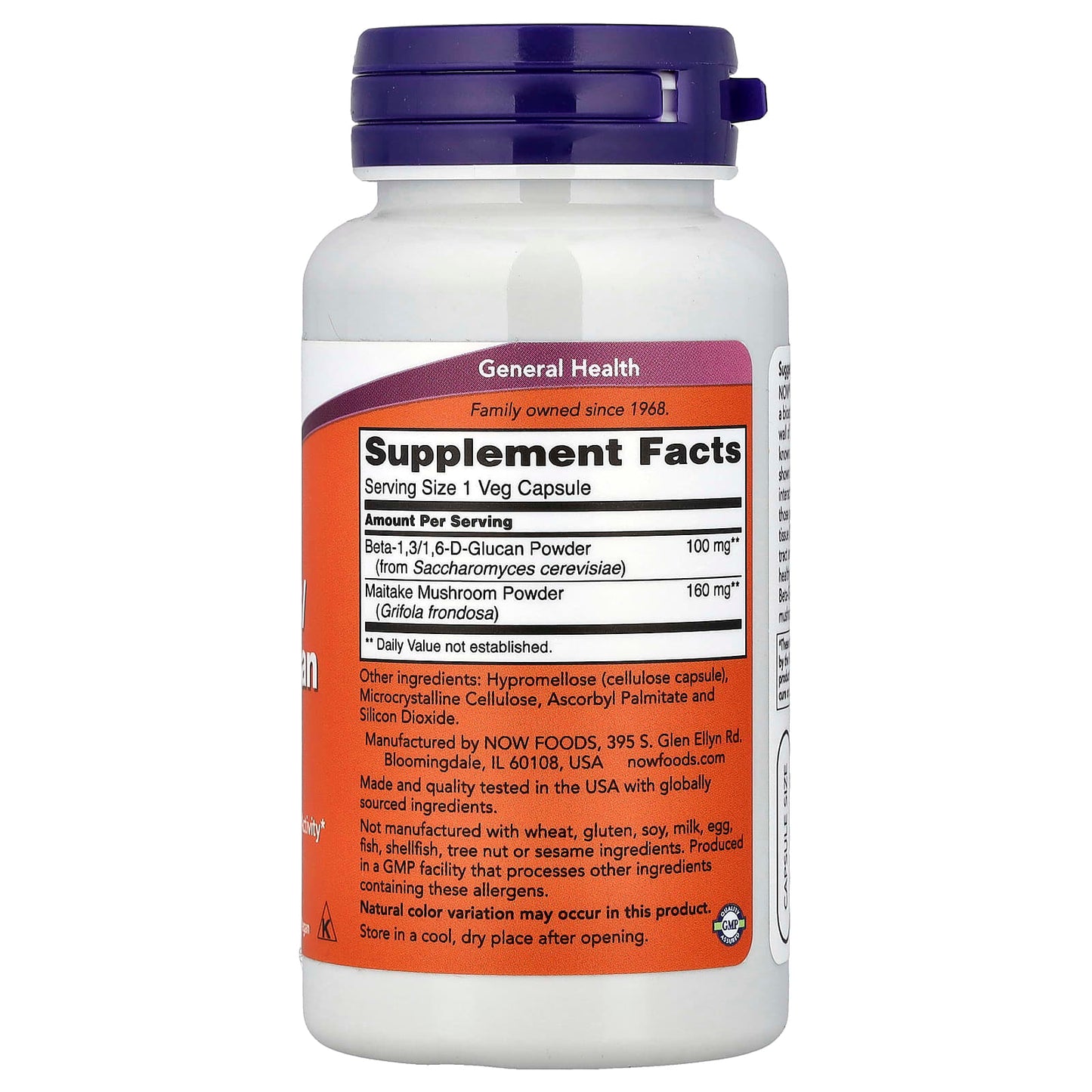 Beta - 1,3/1,6-D-Glucan, 100mg - 90 vcaps