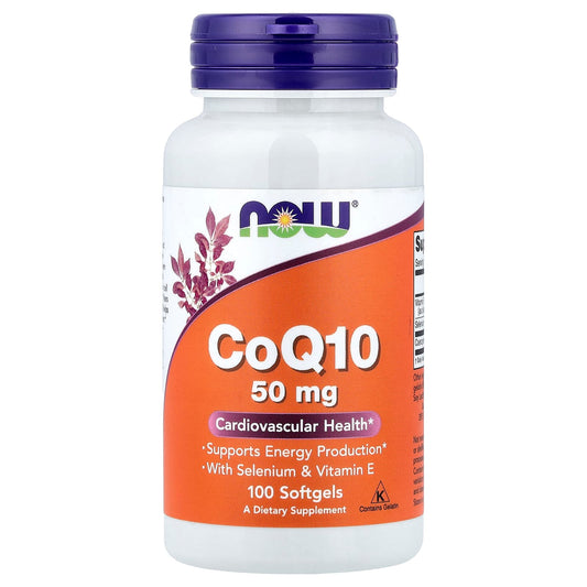 CoQ10 with Selenium & Vitamin E, 50mg - 50 softgels