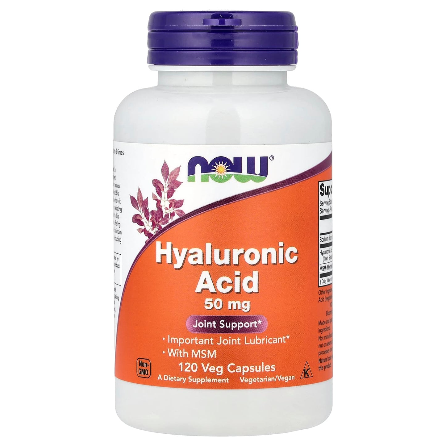 Hyaluronic Acid, 100mg Double Strength - 120 vcaps