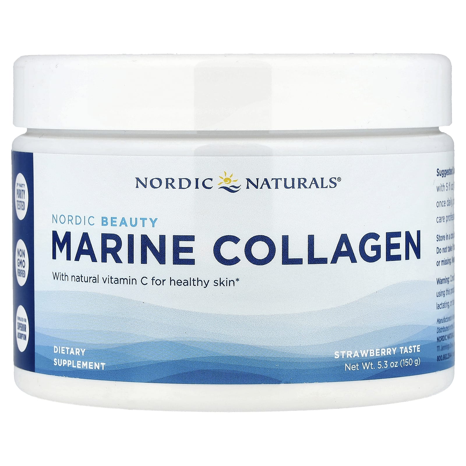 Marine Collagen, Strawberry - 150g