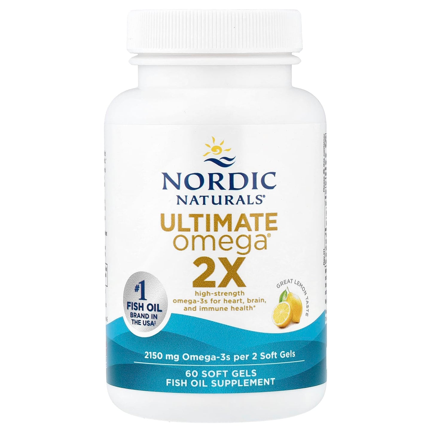 Ultimate Omega 2X Mini, 1120mg Strawberry - 60 mini softgels