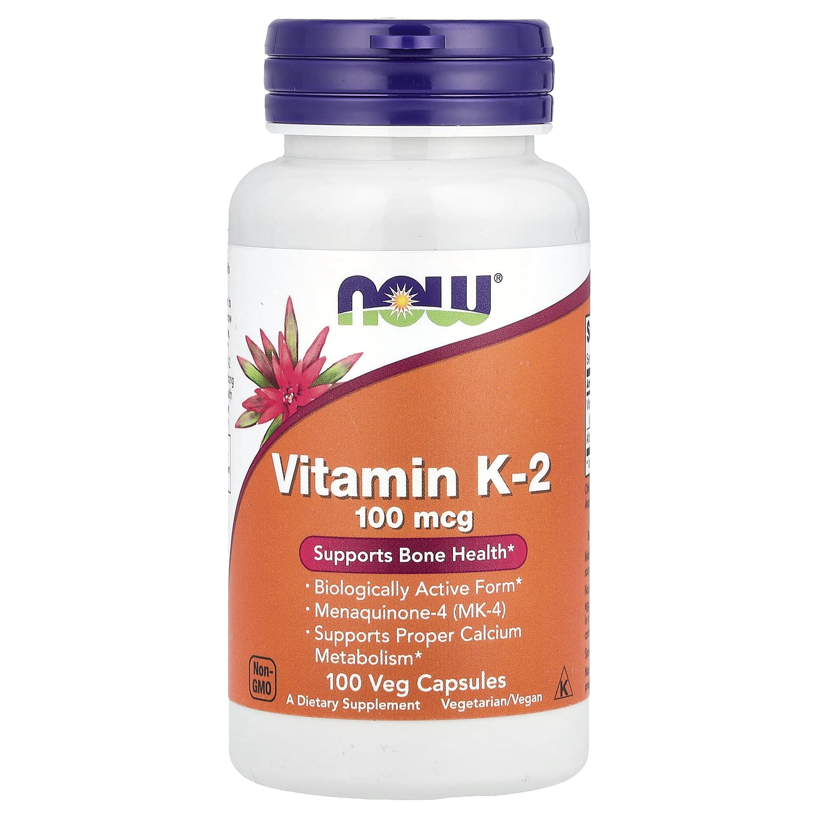 Vitamin K-2, 100mcg - 100 vcaps