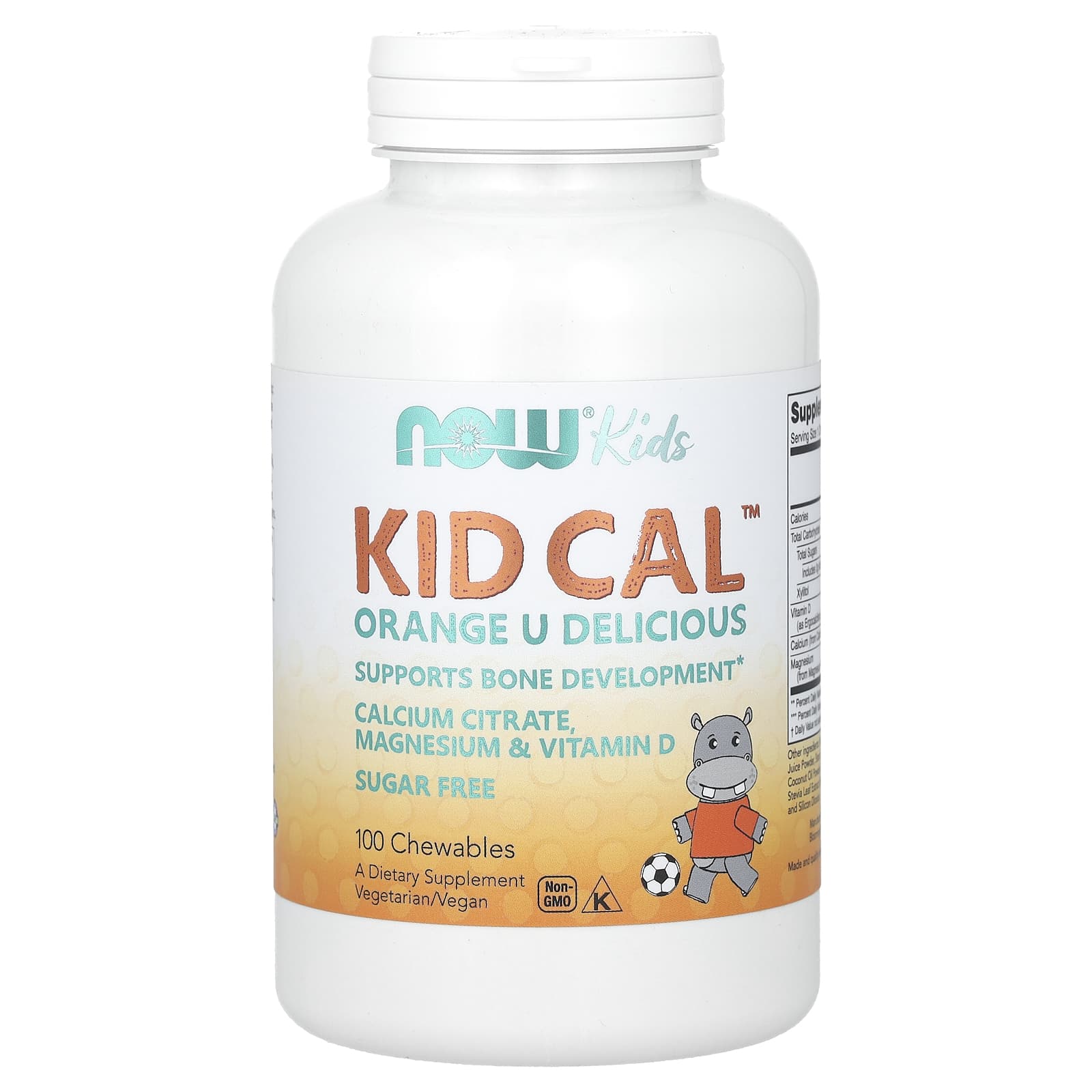 Kid Cal, Orange U Delicious - 100 chewables