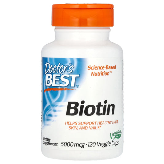 Biotin, 5000mcg - 120 vcaps