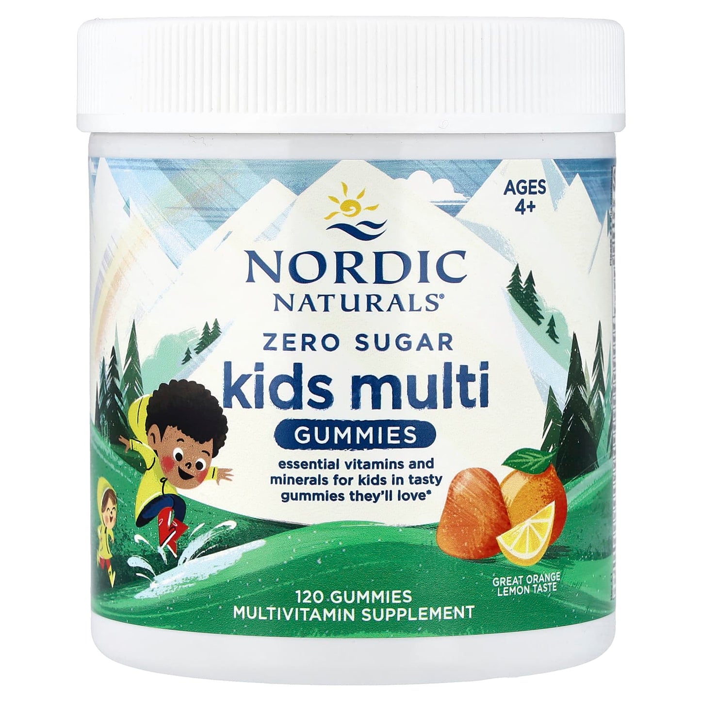 Kids Multi Zero Sugar, Orange Lemon - 120 gummies